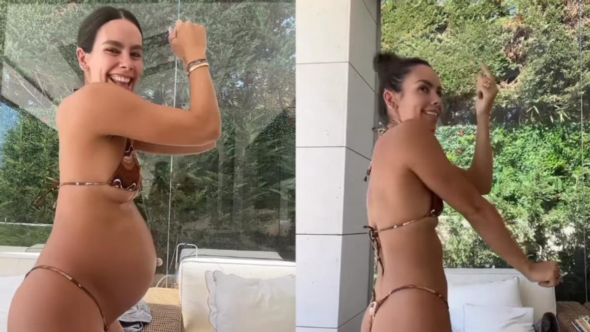 Cristina Pedroche repite su baile viral en la recta final de su embarazo.