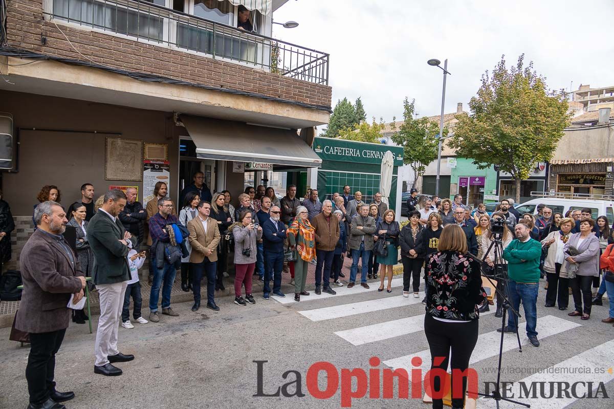 Una calle en Caravaca recuerda al profesor Juan Antonio Giménez Ramírez