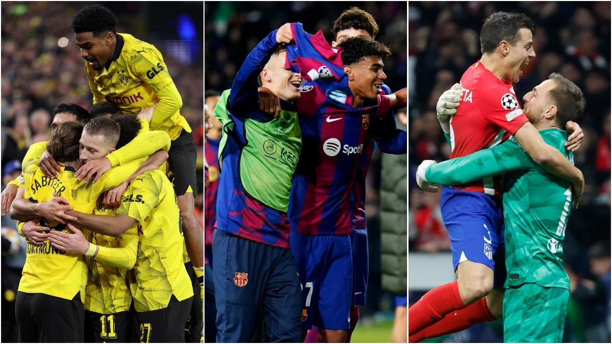 Borussia, Barça y Atlético, los equipos con menos posibilidades de ganar la Champions, según 'Opta'