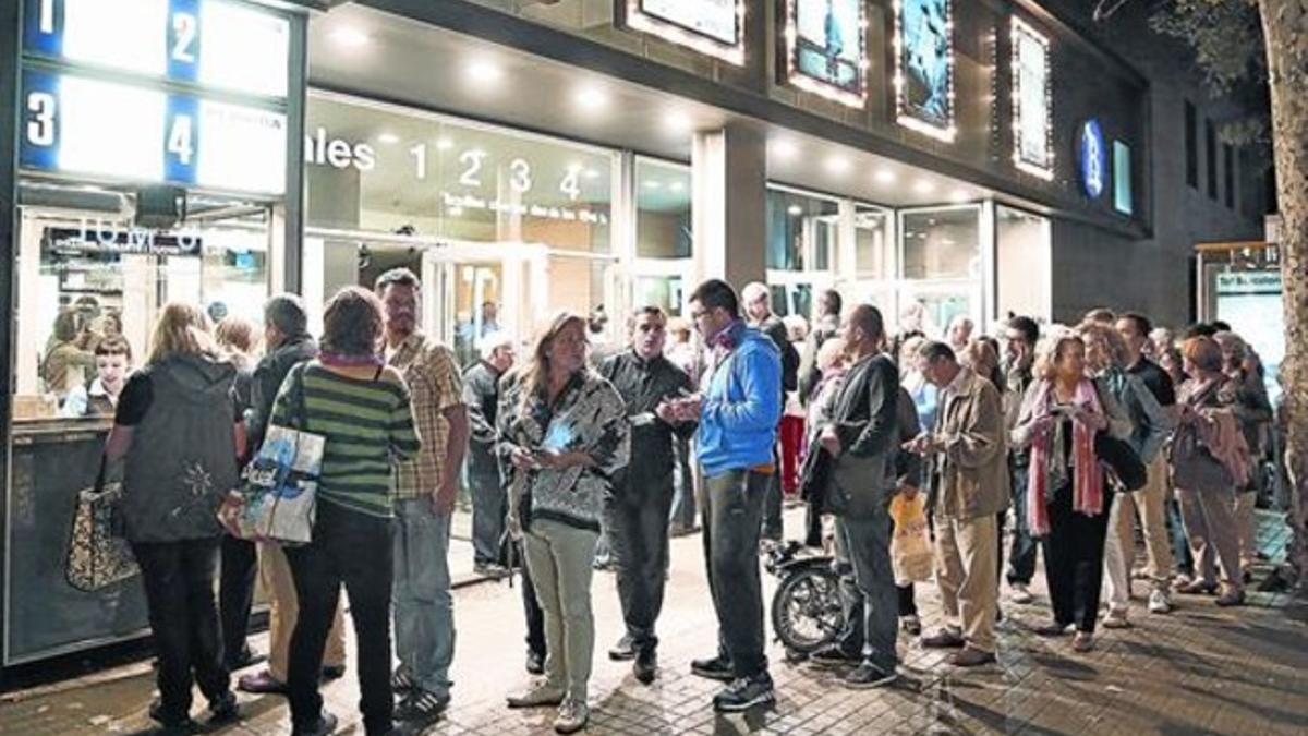 Las colas volvieron a repetirse en esta última edición de la Fiesta del cine.