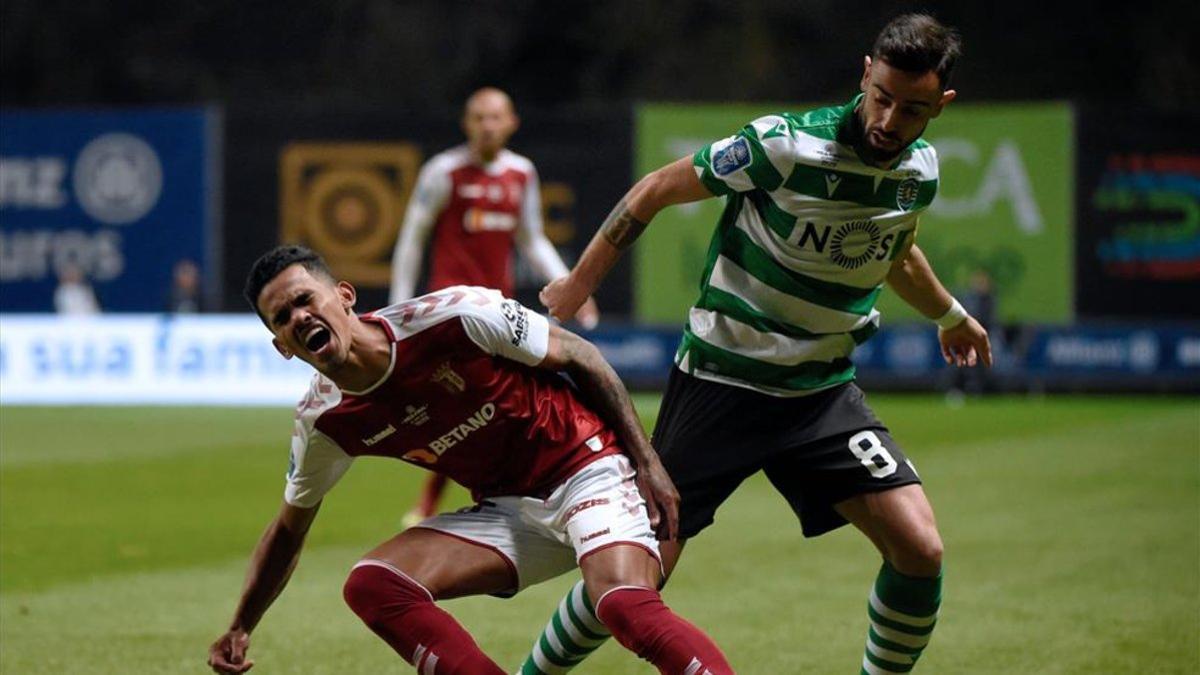 Bruno Fernandes no pudo evitar la derrota del Sporting CP