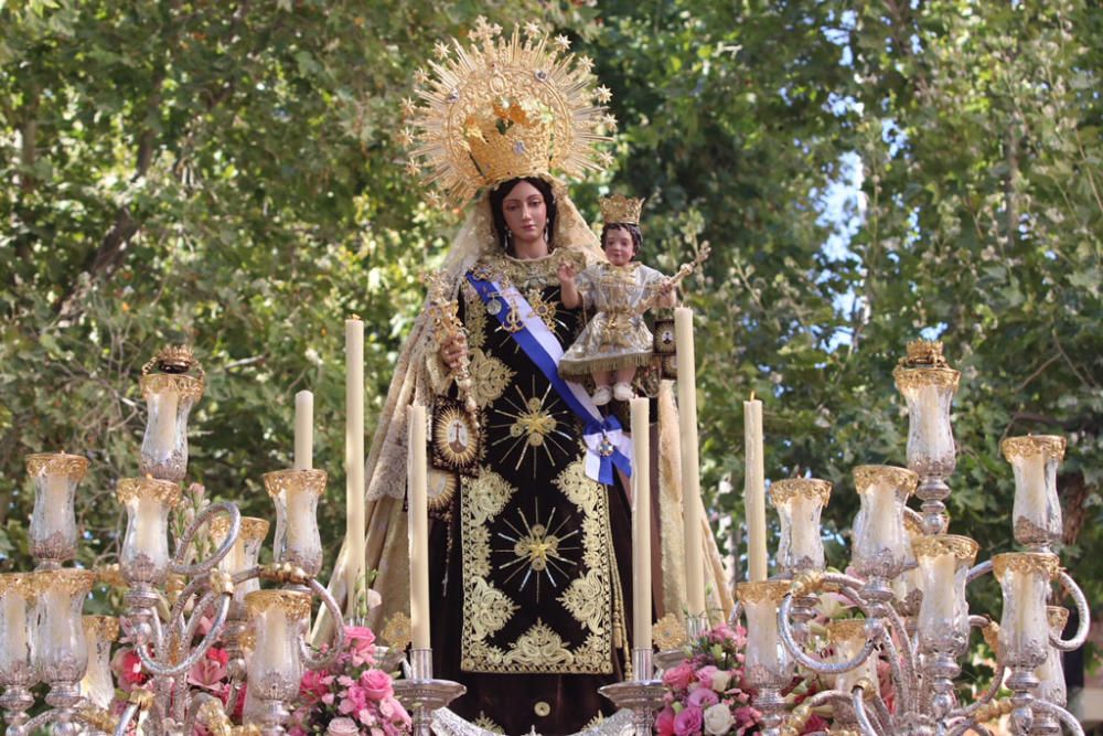 Las imágenes de la procesión de la Virgen del Carmen en el barrio de Pedregalejo.