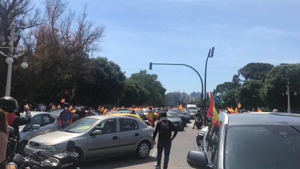 Manifestación contra el Gobierno convocada por Vox en Valencia