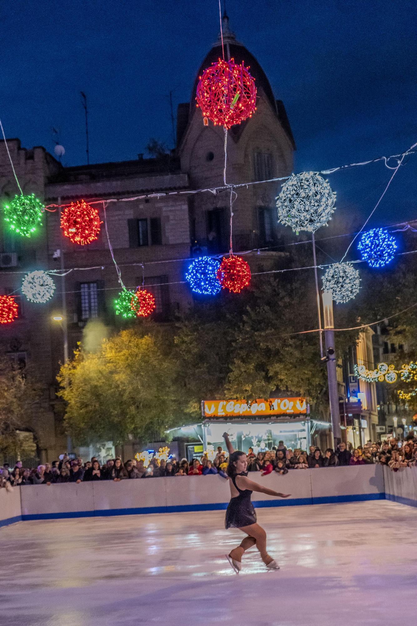 L'encesa de llums de Nadal de Manresa, en imatges