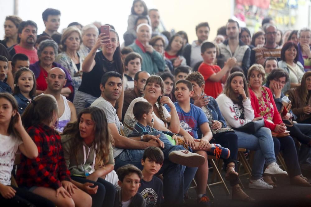 Inicio de las fiestas en el barrio de La Luz