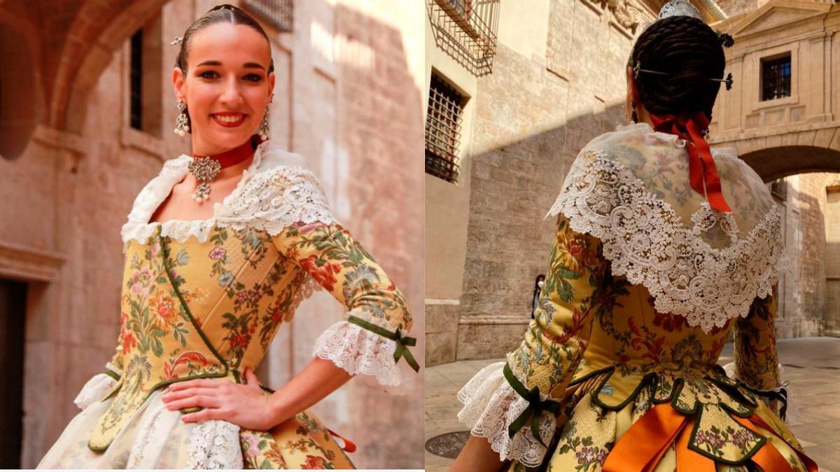 La historia detrás de un traje amarillo para unas Fallas Limoneras