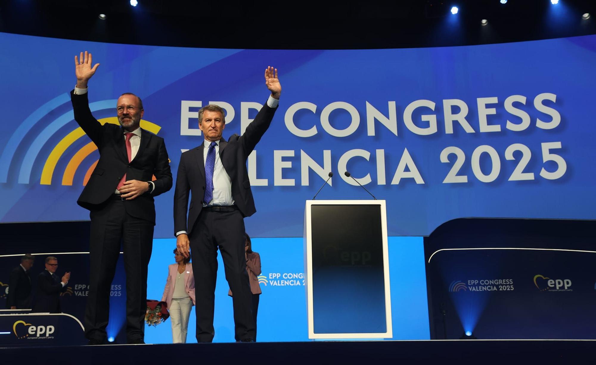 Todas las fotos de la segunda jornada del congreso del PP europeo en València