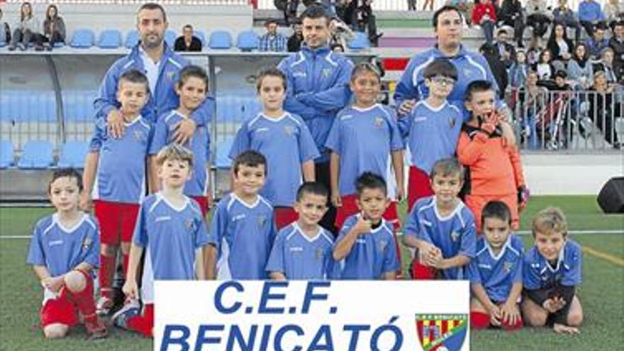 El CEF Benicató potencia el auge del fútbol base en Nules