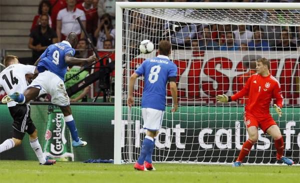 El partido Alemania-Italia, en imágenes