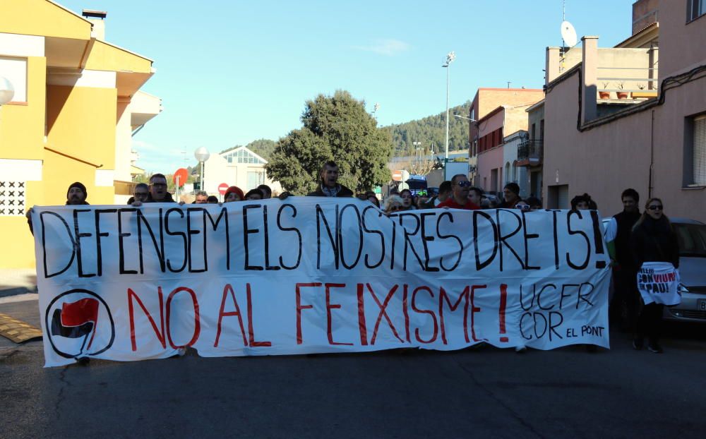 Manifestació antifeixista del Pont de Vilomara