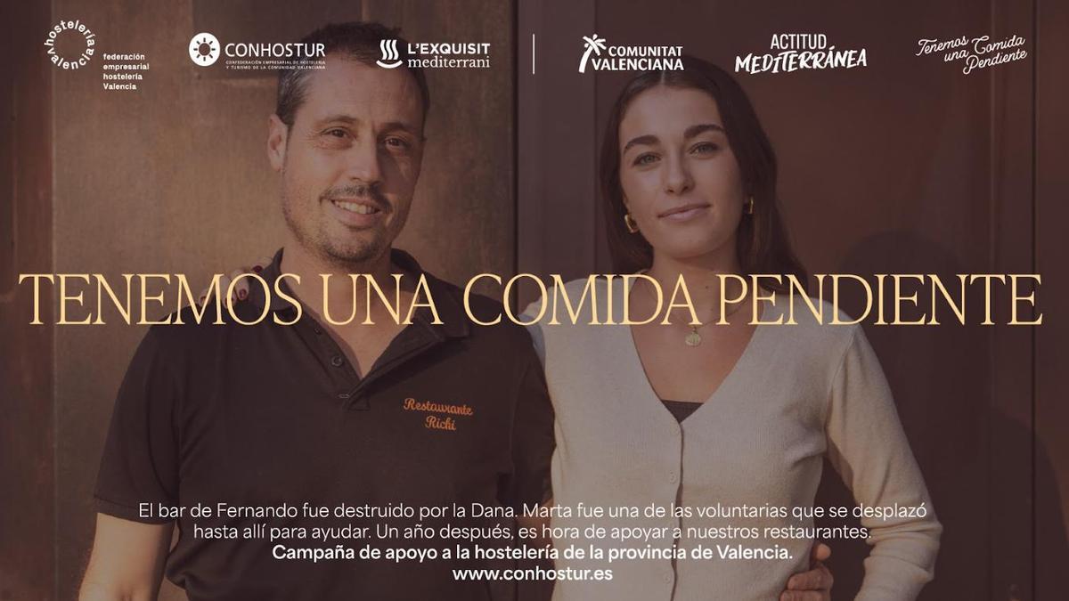 Portada de la campaña “Tenemos una comida pendiente”