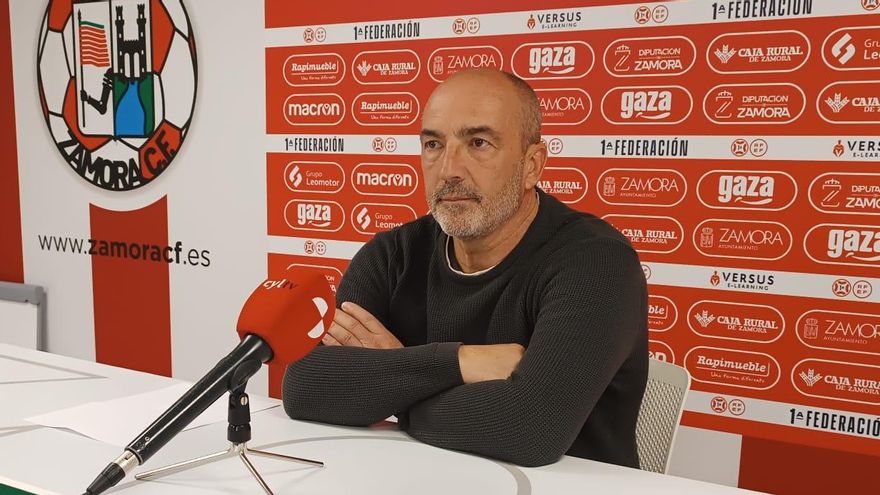 Juan Sabas, entrenador del Zamora CF: "Vamos a un escenario muy complicado"