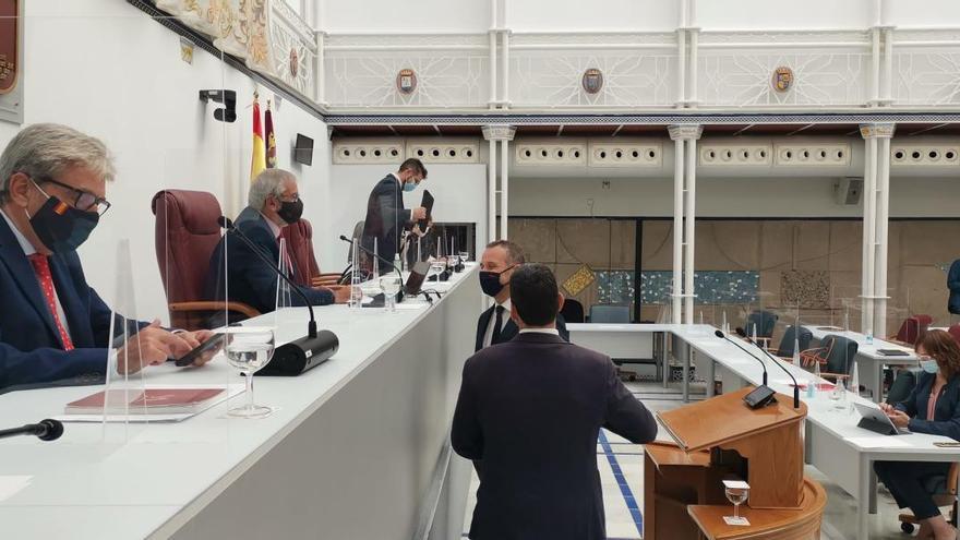 Pleno de la Asamblea regional, este miércoles.