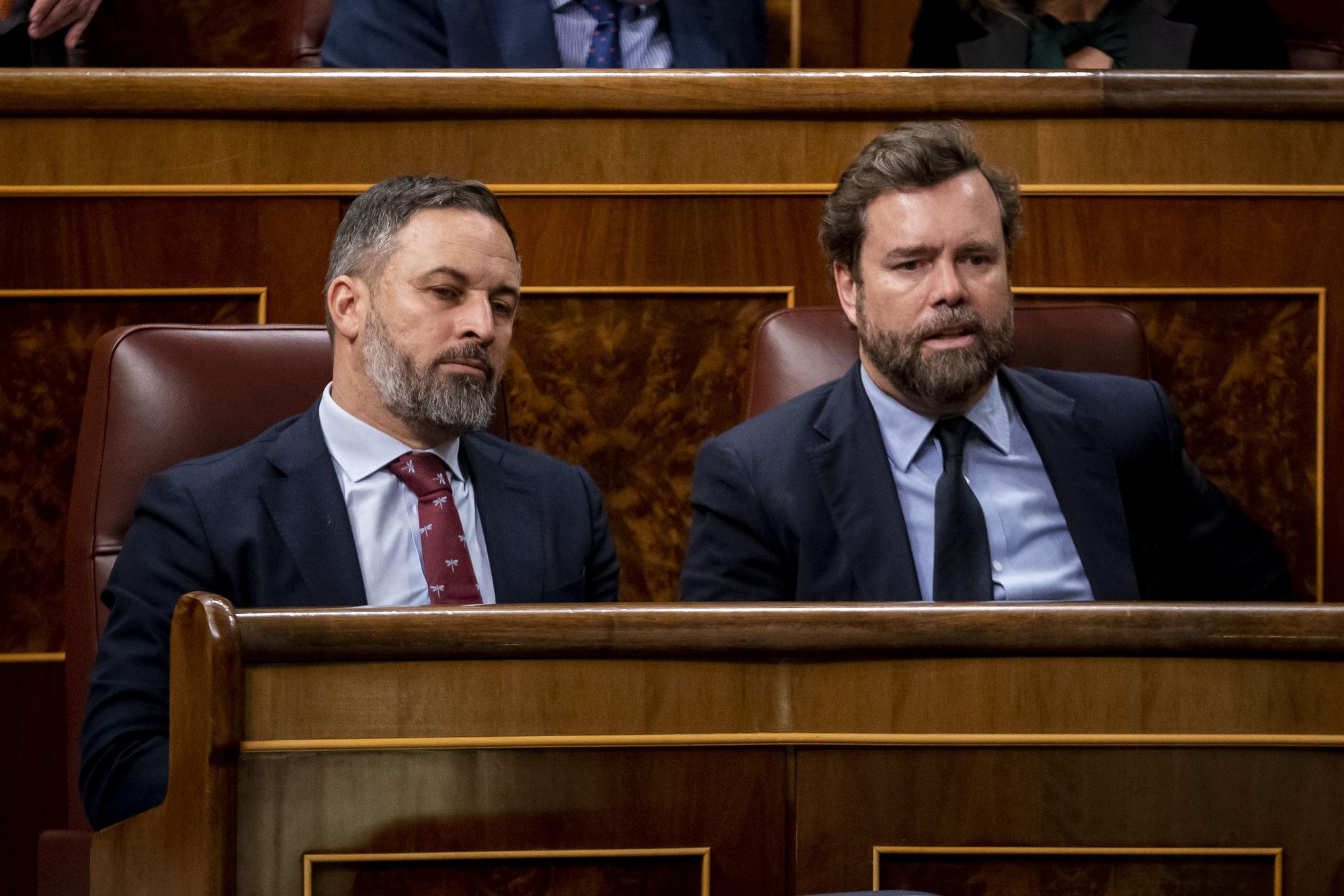 Abascal y Espinosa de los Monteros en el control al Gobierno.