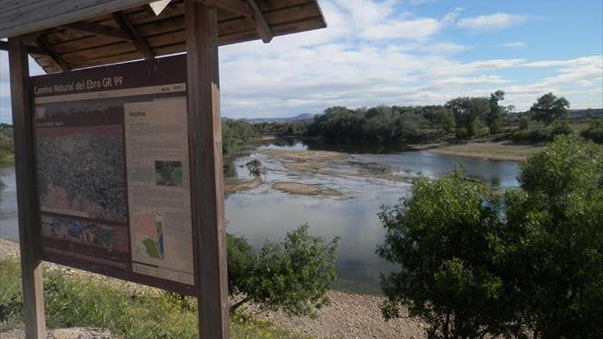 El Ebro, bajo mínimos