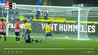 El 2-3 del Athletic Club en el UD Las Palmas 2 - 3 Athletic Club de la jornada 5 de LaLiga EA Sports