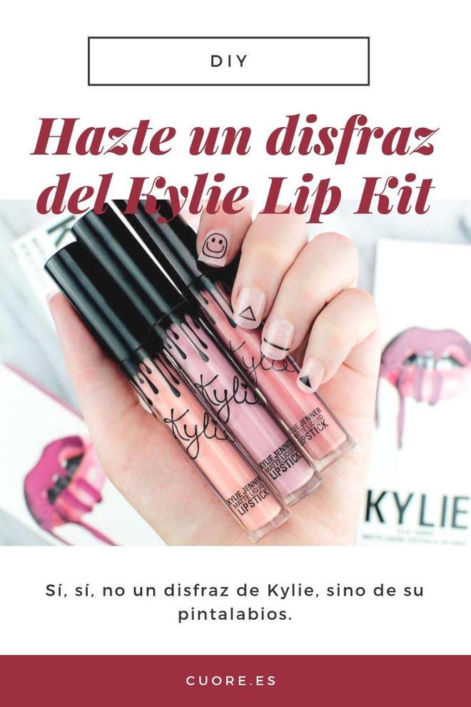 Hazte un disfraz DIY del Kylie Lip Kit