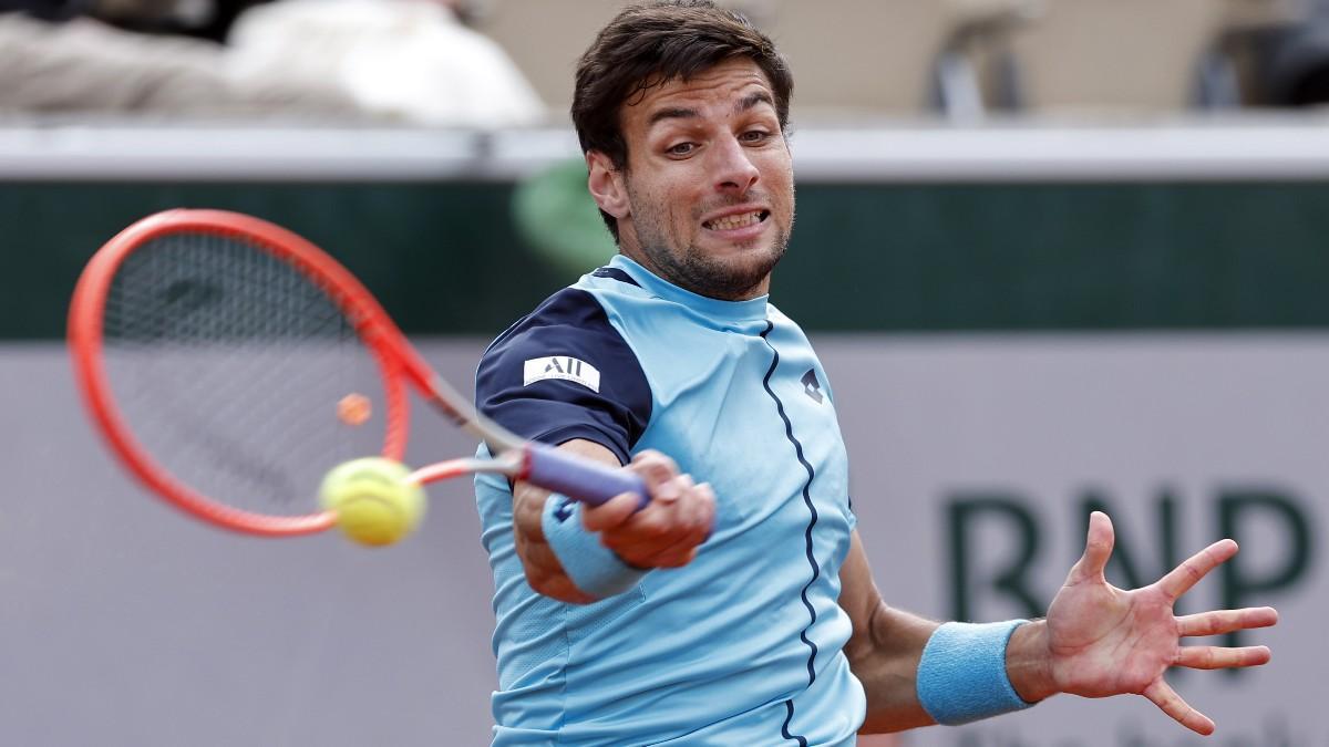 Zapata, en su duelo ante Zverev