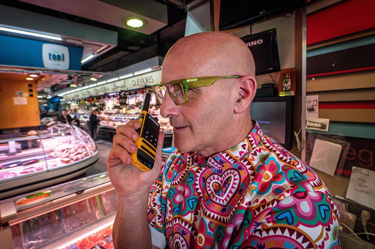 Los paradistas del mercado de Santa Caterina, al límite por un servicio de vigilancia deficiente