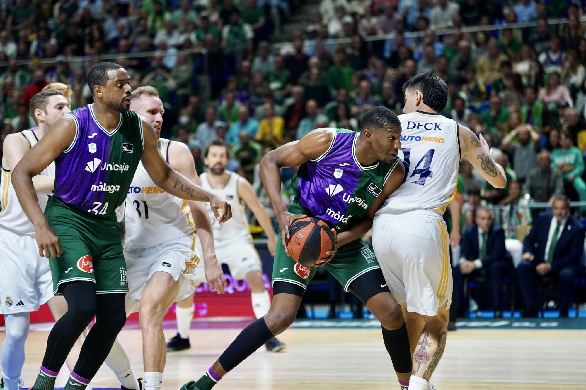 Unicaja - Real Madrid en la jornada 25 de la Liga Endesa.