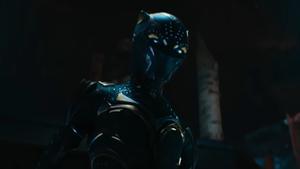 Captura del ’tráiler’ de ’Black Panther’ en la nueva entrega de Marvel Studios.