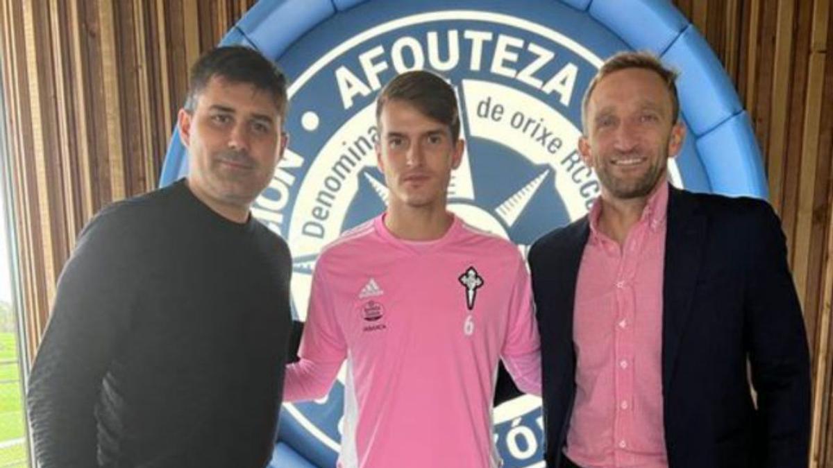 La AFE visita al Celta y da su apoyo a Denis Suárez