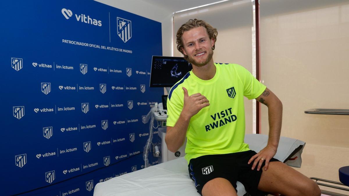 Hjulmand habla tras su fichaje con el Atlético de Madrid