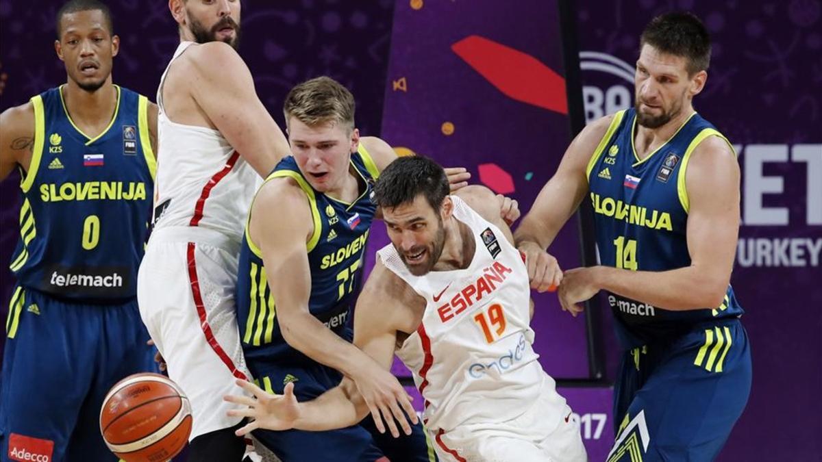 España acabó derrumbándose ante Eslovenia que jugará la final del Eurobasket