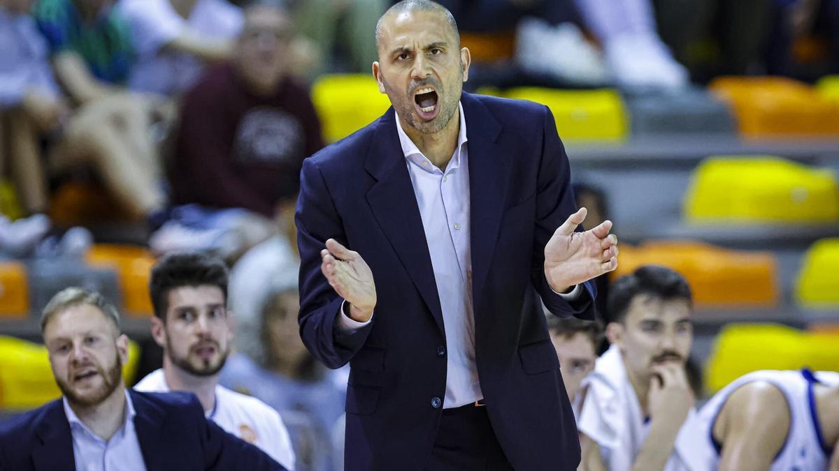 Javi Rodríguez, en el partido de la pasada temporada ante el Cartagena