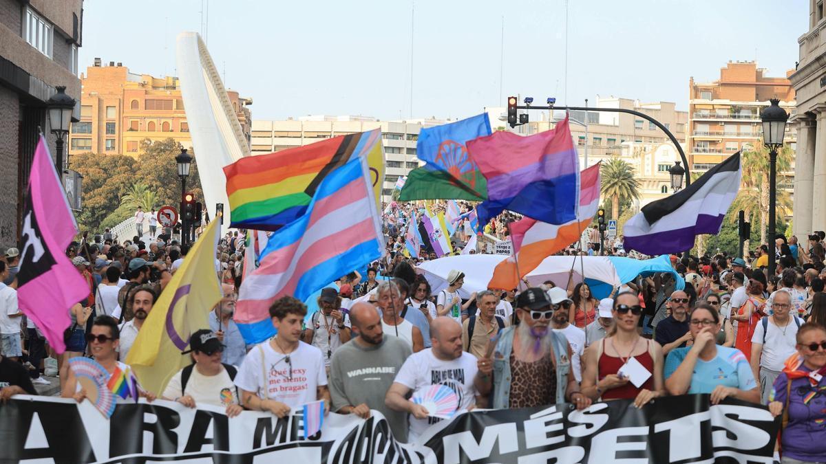 Manifestación del orgullo del pasado año, celebrada el 28 de junio