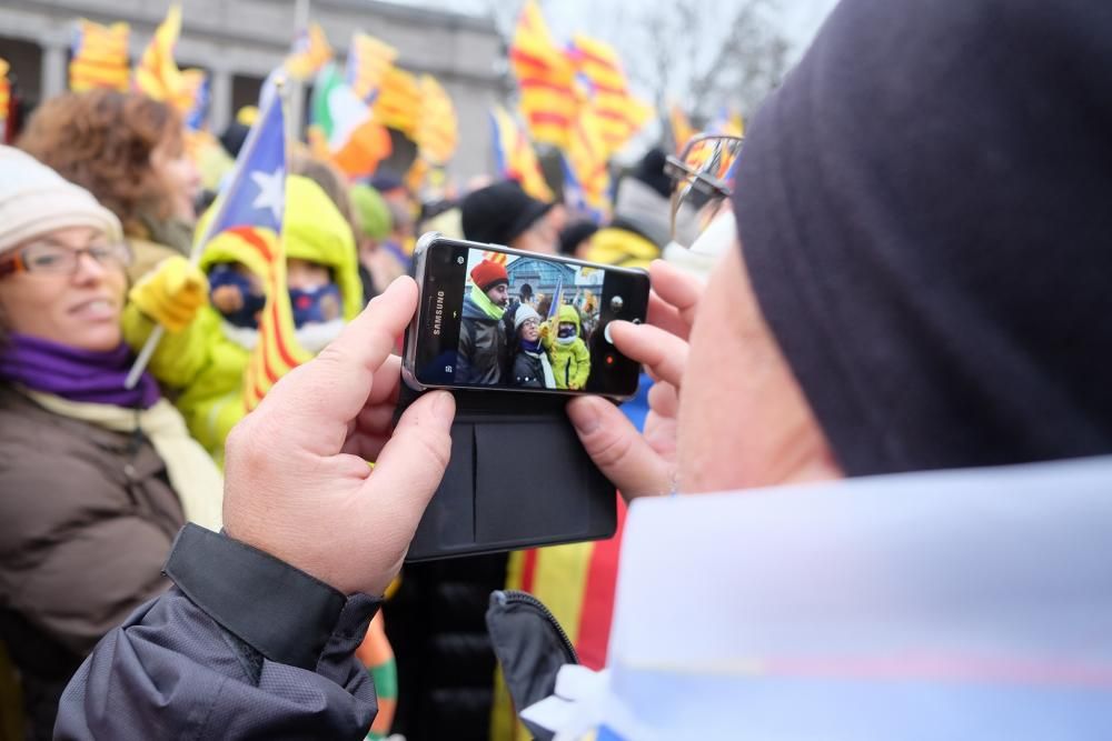 La manifestació de Brussel·les vista des de dins