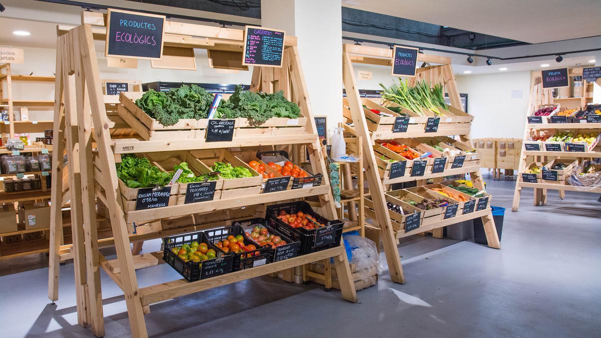 Interior del Supercoop de Manresa