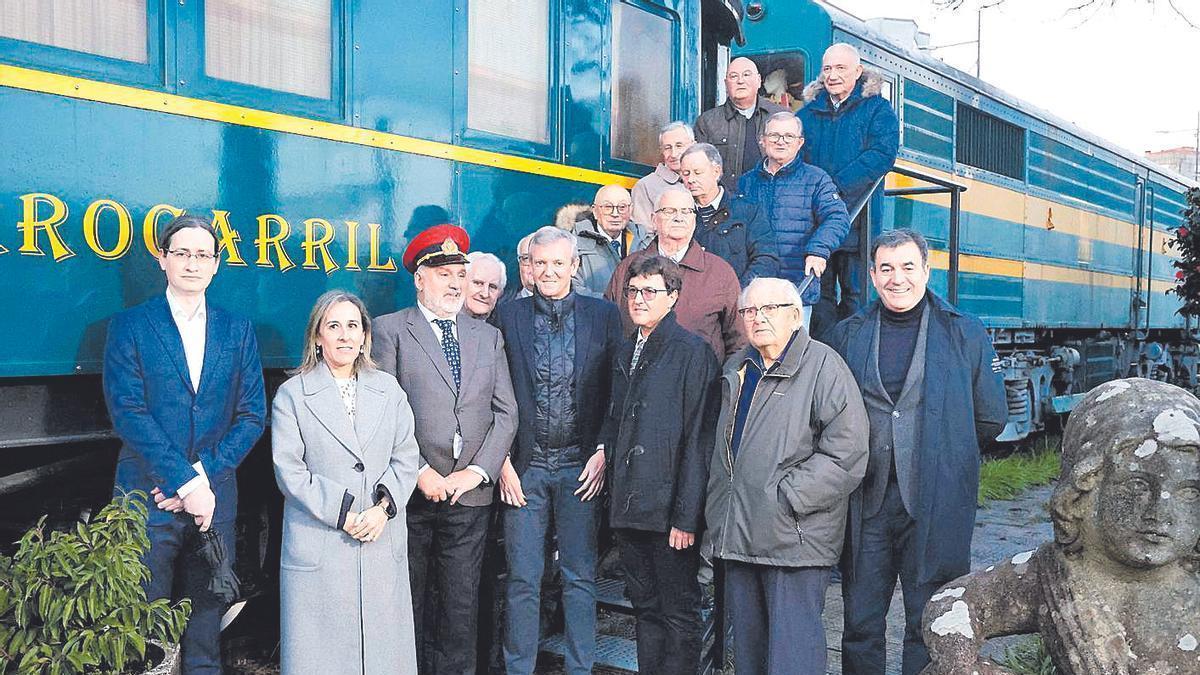 Homenaxe aos traballadores do ferrocarril no 150 aniversario da chegada do tren a Galicia