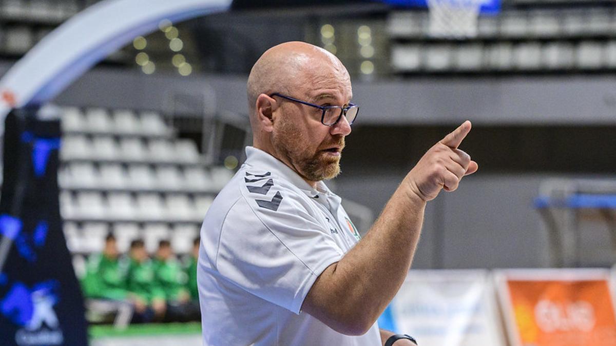 Frederic Castelló, el entrenador del Amics.