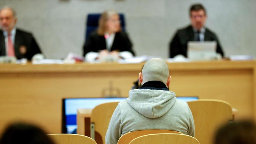 El acusado hoy en el juicio iniciado en la Audiencia Nacional.