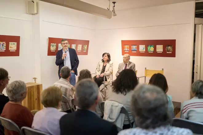 La presentació de l’exposició per posar en valor el parc de la Devesa