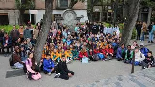 Deu centres educatius de Girona participen aquest curs en el projecte educatiu i ciutadà “Apadrinem escultures”