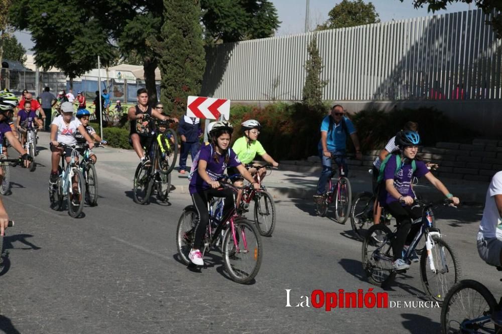 Ciclopaseo para clausular en Lorca los JDG