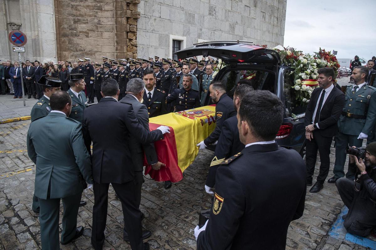 El funeral de Miguel Ángel Gómez, en Cádiz