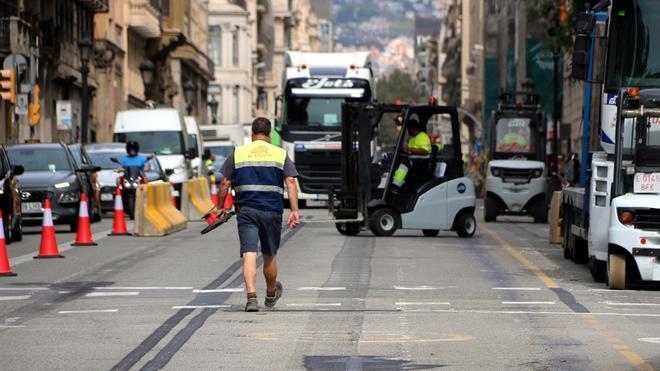 Empieza la última fase de obras en Via Laietana de Barcelona: sin ...