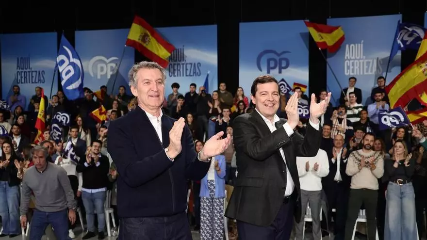 Feijóo: “El voto que pone el cabreo a funcionar, convierte el enfado en gobierno y no bloquea, es el del PP”