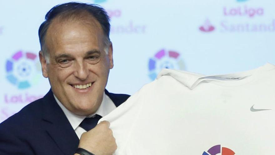 Javier Tebas, reelegido presidente de LaLiga.