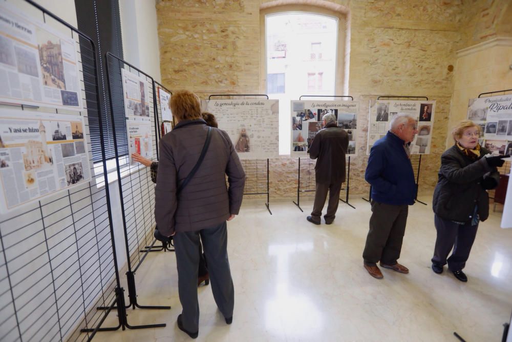 Exposición sobre la condesa de Ripalda en el Ayuntamiento de Alfafar