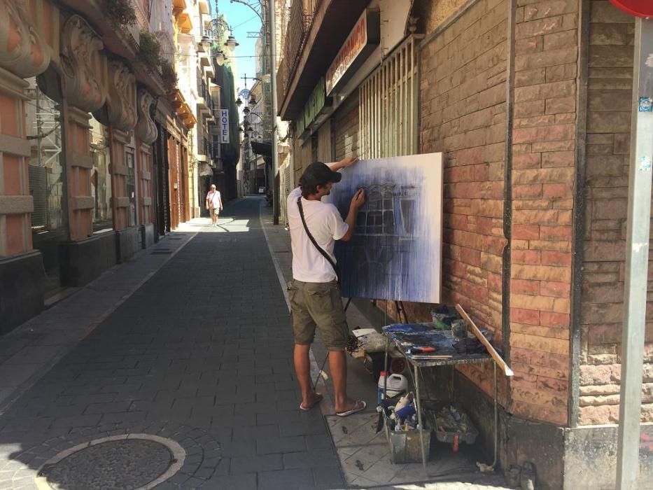 Concurso de pintura al aire libre en Cartagena