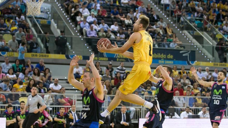 Brad Newley, durante el partido ante el Movistar Estudiantes