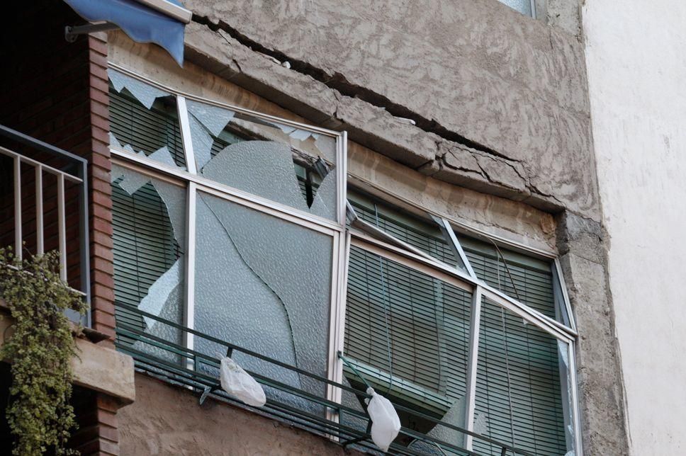 Derrumbe de una casa en Murcia