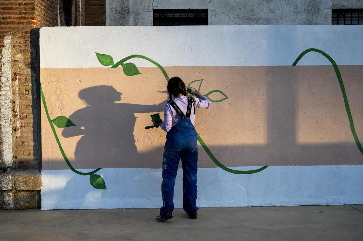Un mural para la cárcel vieja de Cáceres