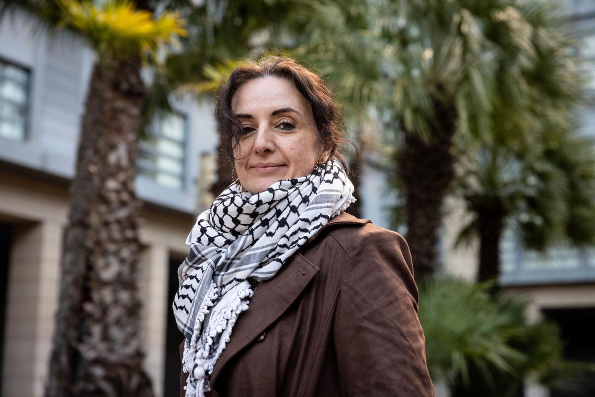 Marta Abengochea, candidata de IU-Sumar en las elecciones de Aragón del 8F