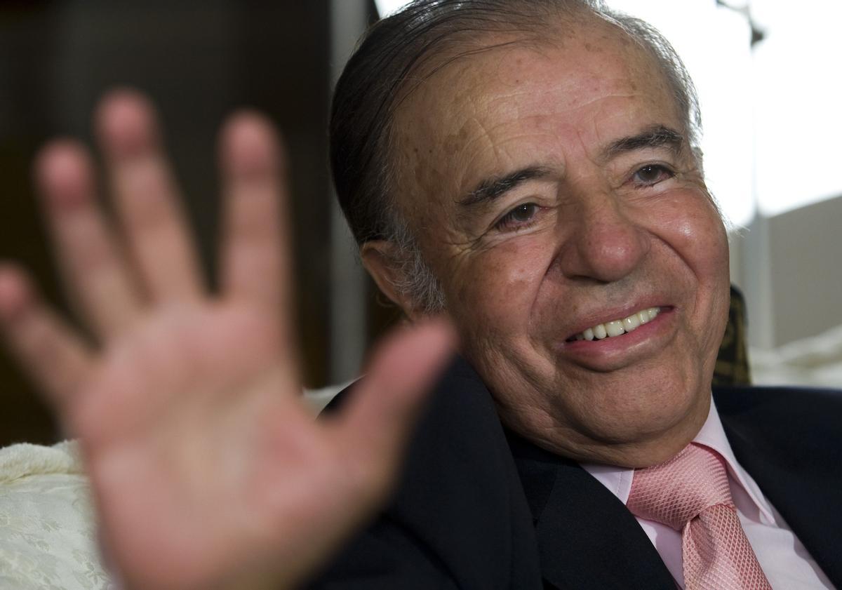 Mor l’expresident argentí Carlos Menem