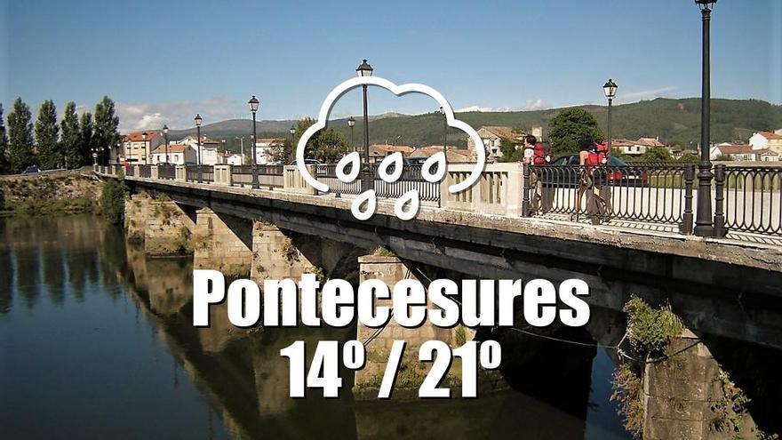 El tiempo en Pontecesures: previsión meteorológica para hoy, sábado 7 de junio